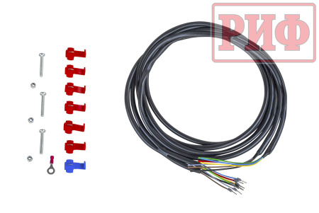 Бампер РИФ силовой задний Toyota Tundra 2007-09.2013 с квадратом под фаркоп, 2-мя калитками, фонарями, подсветкой номера