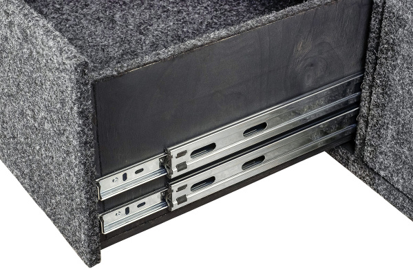 Органайзер в багажник для Toyota Land Cruiser 200 (2 выдвижных ящика с замками, спальник)