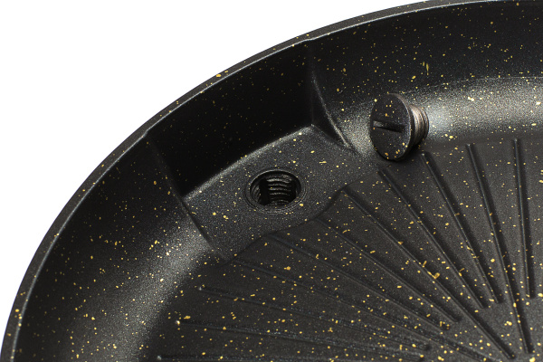 Сковорода-гриль NaMilux с антипригарным покрытием круглая