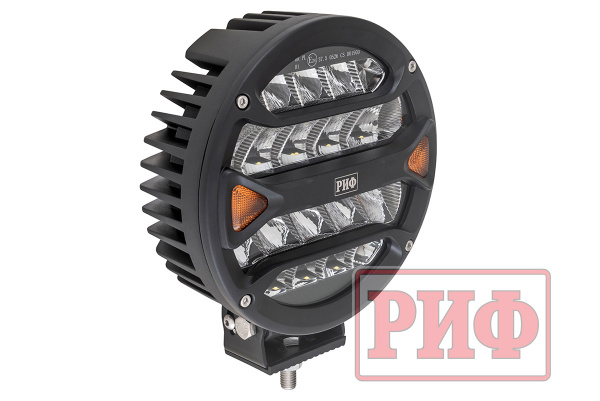 Светодиодная фара водительского света РИФ 178 мм 90W LED