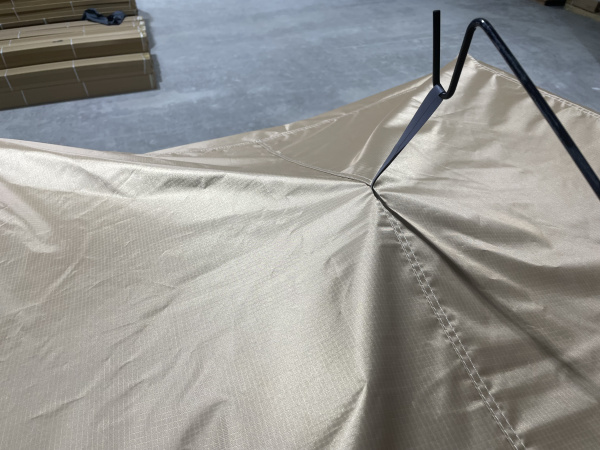 Тент-маркиза РИФ - душевая кабинка с тканевой крышей