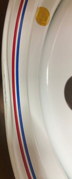 1 Диск усиленный Тойота Ниссан стальной белый 6x139,7 8xR17 d110 ET-10 (уценка)