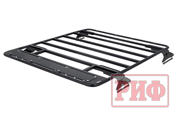 Багажник экспедиционный (платформа) РИФ 1200x1400 мм для Nissan Navara D40 (без штатных рейлингов)