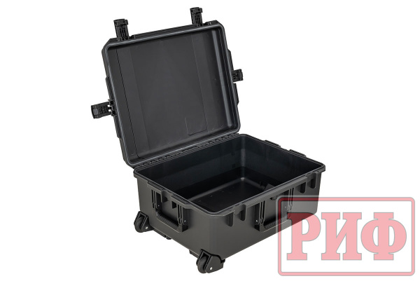 Кейс защитный ударопрочный РИФ 625x500x297 мм на колесах с телескопической ручкой