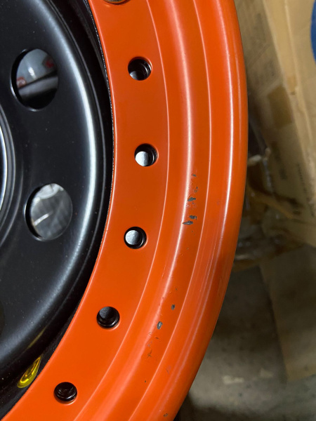 1 Диск усиленный Toyota Land Cruiser 100 стальной черный 5x150 8xR16 d113 ET-3 с бедлоком (уценка)