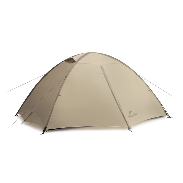 Палатка Naturehike Jiling PRO 2-местная, алюминиевый каркас, сверхлегкая, светло-коричневая