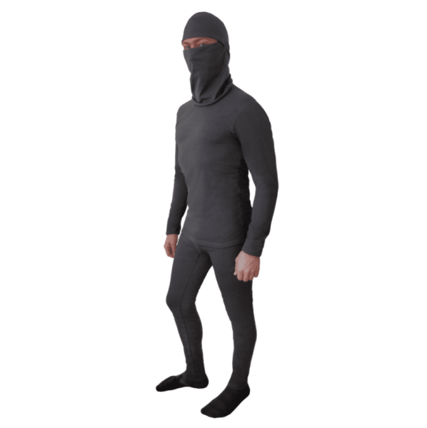 Термобелье комплект Btrace Mild Fleece (Футболка с длинными рукавами + кальсоны), L (50-52) Черный