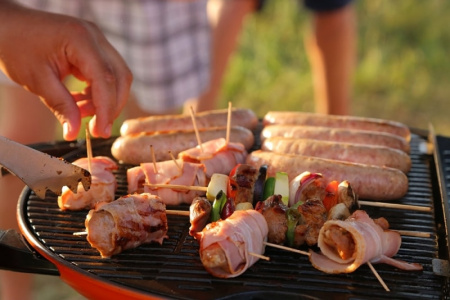 Гриль газовый O-GRILL 500MT красный, с термометром (в комплекте адаптер тип А)