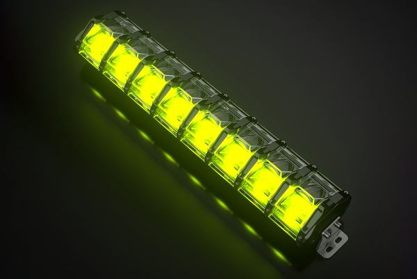 Светодиодная фара комбинированного света AURORA 508 мм 248W LED с RGB подсветкой