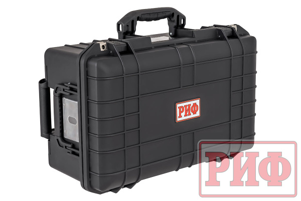 Кейс защитный ударопрочный РИФ 558х355х228 мм IP67 на колесах с телескопической ручкой (уценка)