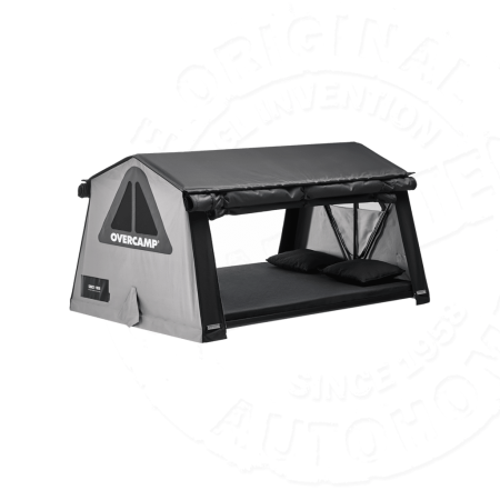Палатка на крышу автомобиля AUTOHOME OVERCAMP SMALL, тент карбон, лестница 215 мм