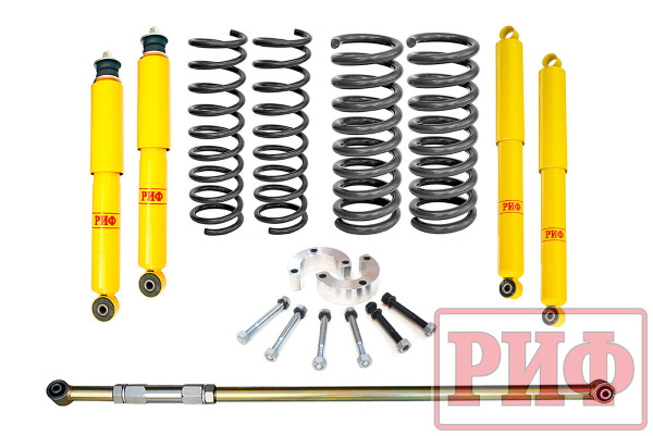 Лифт-комплект РИФ R-AIR ВАЗ Нива 2121, 21213 лифт 50 мм +50-100 кг