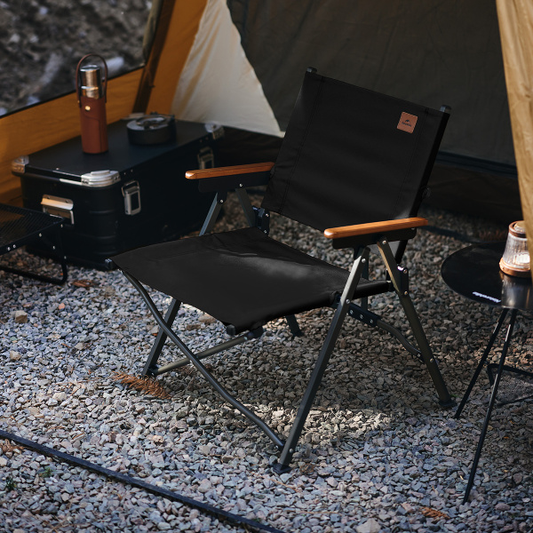 2 Кресло туристическое Naturehike складное, черное, до 120 кг 2 Кресло туристическое Naturehike складное, черное, до 120 кг