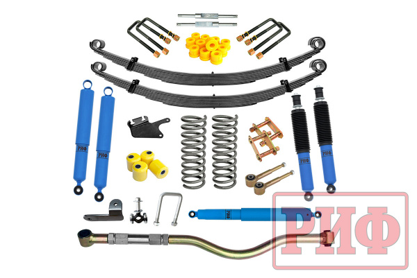 Лифт-комплект РИФ арктический УАЗ Патриот лифт 50 мм жесткий (постоянная нагрузка)