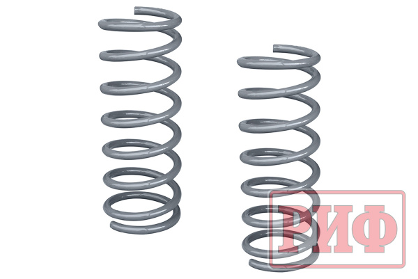 Пружины РИФ задние усиленные штатные SsangYong Kyron, Rexton 2 сзади мост и Rexton 3 сзади мост +75 кг