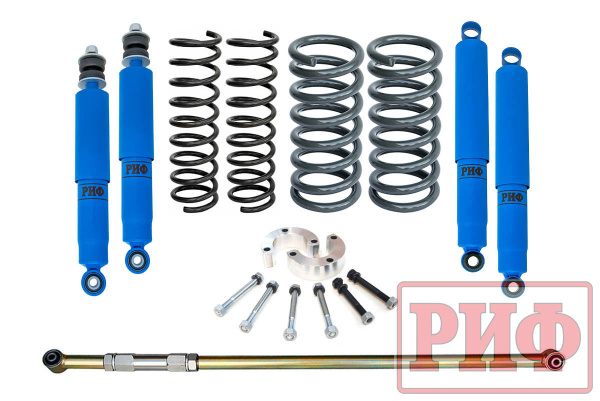 Лифт-комплект РИФ арктический ВАЗ Нива 2121, 21213 лифт 50 мм +50-100 кг