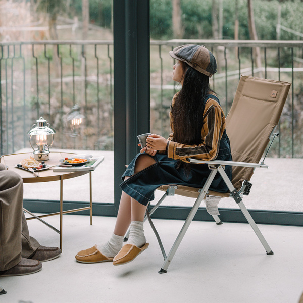 4 Кресло туристическое Naturehike складное, регулируемое, темно-коричневое, до 140 кг 4 Кресло туристическое Naturehike складное, регулируемое, темно-коричневое, до 140 кг