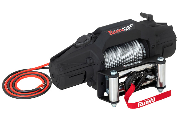 Лебёдка автомобильная электрическая 12V Runva EWXT12000F 5443 кг стальной трос