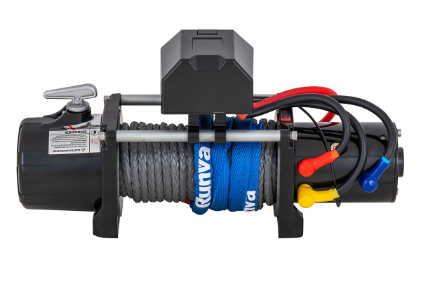 Лебёдка автомобильная электрическая 12V Magnum 9000 lbs 4200 кг (синтетический трос)