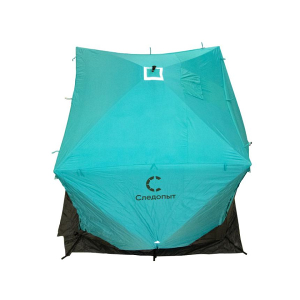 3 Шатер СЛЕДОПЫТ быстросборный, 2,1х2,1 м, h-2,05 м, S по полу 4,4 кв.м, цв. WATERFALL