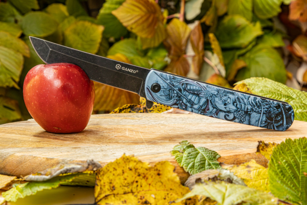 4 Нож складной GANZO, G626-GS Серый Самурай, длина клинка 96 см 4 Нож складной GANZO, G626-GS Серый Самурай, длина клинка 96 см