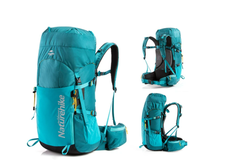 Рюкзак туристический Naturehike 45 л, голубой