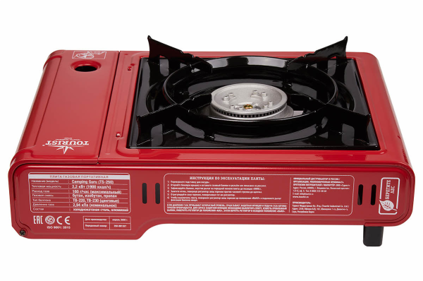 Плита газовая TOURIST CAMPING GURU, портативная, в кейсе