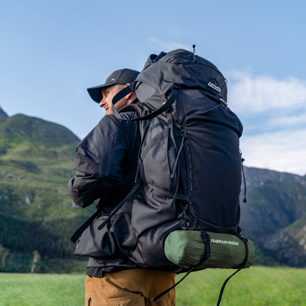 Коврик надувной Naturehike FC01 200х125х6,5 см, двойной, зелёный