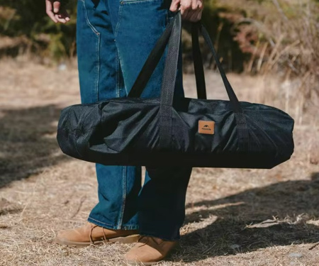 7 Стол туристический Naturehike складной, 118х60х44 см,с Х-образными ножками, черный