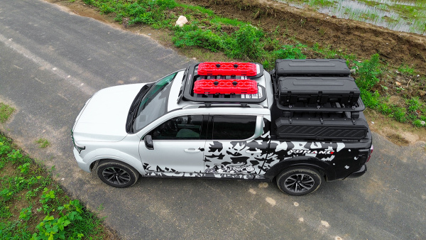 Силовой каркас-кунг Baja Racing (тип А) с 2-мя малыми рыбацкими ящиками Mitsubishi L200, Isuzu D-MAX, Nissan Navara