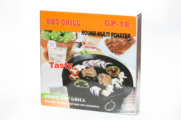 Сковорода NaMilux алюминиевая с антипригарным покрытием круглая