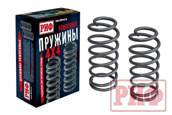 Пружины РИФ задние Toyota Land Cruiser Prado 120 0÷100 кг лифт 30 мм Пружины РИФ задние Toyota Land Cruiser Prado 120 0÷100 кг лифт 30 мм