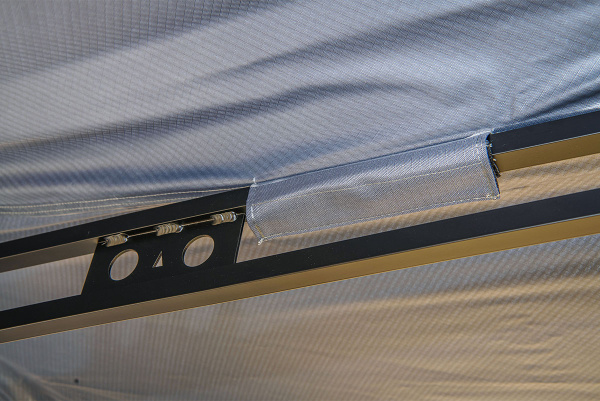 Маркиза автомобильная РИФ безопорная, веерная 2,3х2 м (левая)