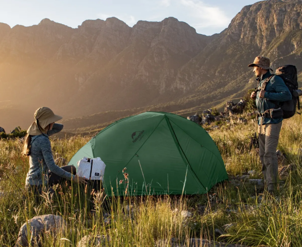 4 Палатка Naturehike Star-river 2-местная, алюминиевый каркас, сверхлегкая, зеленая