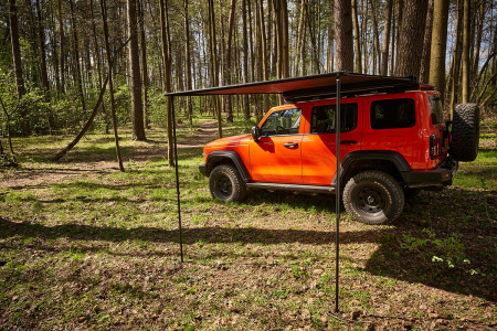 Маркиза автомобильная РИФ 2х2 м, черная