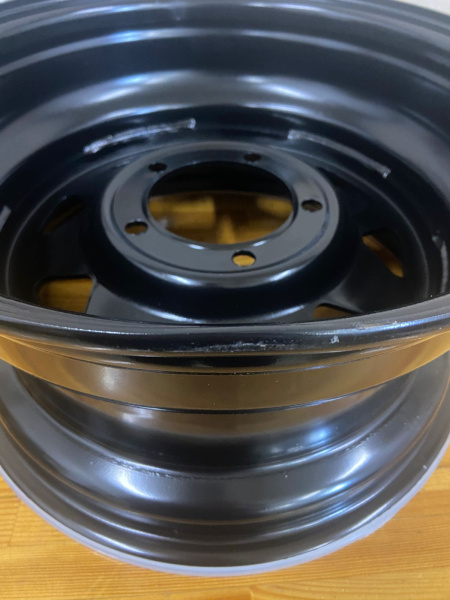 1 Диск усиленный УАЗ стальной черный 5x139,7 8xR16 d110 ET-19 (треуг. мелкий) уценка