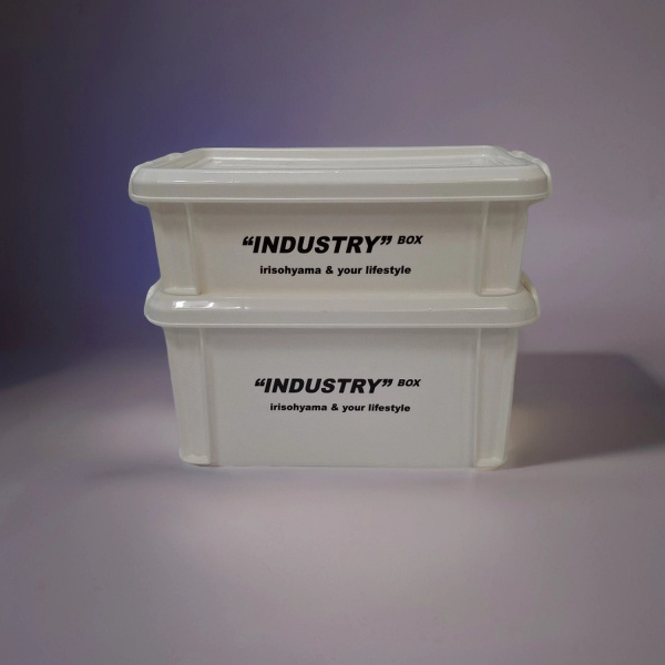 2 Контейнер IRIS для хранения, с крышкой, белый