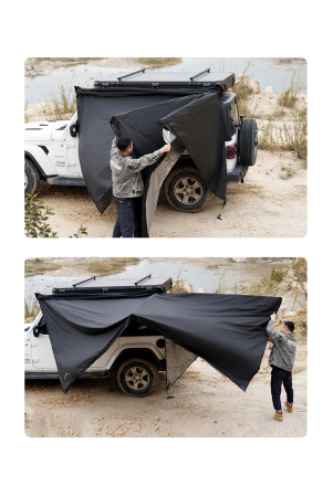 93 Маркиза автомобильная Wild Land веерная 2,4х2,2 м (левая)