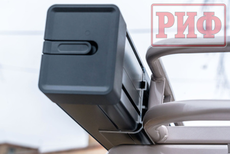 Маркиза автомобильная РИФ 2,5х2,5 м полуавтомат (винил) темно-серая