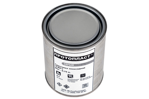 Грунт эпоксидный антикоррозийный с отвердителем ПРОТОПЛАСТ (0,75 л + 0,25 л) аналог RAPTOR U-POL