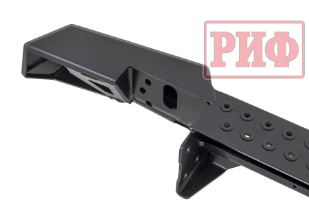 Бампер РИФ силовой задний УАЗ Хантер с фонарями, возможностью установки фаркопа, стандарт