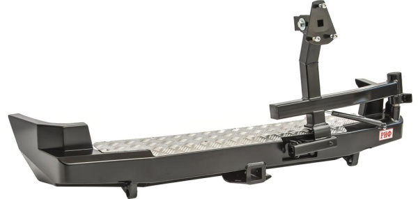 Бампер РИФ силовой задний Chevrolet Niva с квадратом под фаркоп и калиткой Бампер РИФ силовой задний Chevrolet Niva с квадратом под фаркоп и калиткой