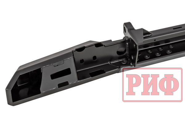 Бампер РИФ силовой задний УАЗ Буханка с фонарями, калиткой, возможн. уст. фаркопа, стандарт Бампер РИФ силовой задний УАЗ Буханка с фонарями, калиткой, возможн. уст. фаркопа, стандарт