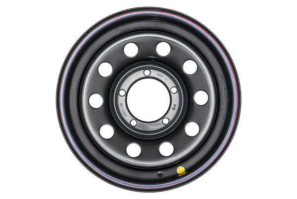 Диск усиленный УАЗ стальной черный 5x139,7 7xR16 d110 ET+15