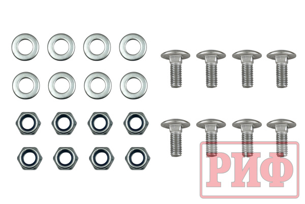Кронштейны для крепления экспедиционной канистры к алюминиевому багажнику (платформе) РИФ