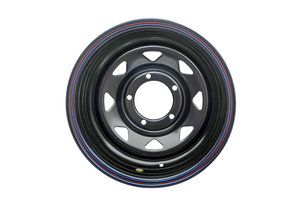 Диск УАЗ стальной черный 5x139,7 8xR15 d110 ET-40 треуг. мелкий (только на барабанные тормоза)