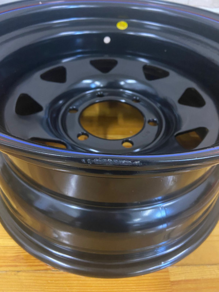 1 Диск усиленный Тойота Ниссан стальной черный 6x139,7 8xR16 d110 ET-25 (треуг. мелкий) (уценка) 1 Диск усиленный Тойота Ниссан стальной черный 6x139,7 8xR16 d110 ET-25 (треуг. мелкий) (уценка)