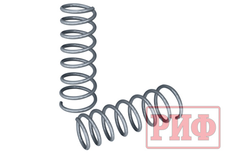 Пружины РИФ передние Renault Duster (2010-2022) 4х4 лифт 20 мм +0-50кг
