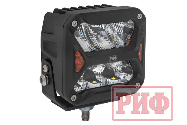 Светодиодная фара водительского света РИФ 107x102x86 мм 60W LED