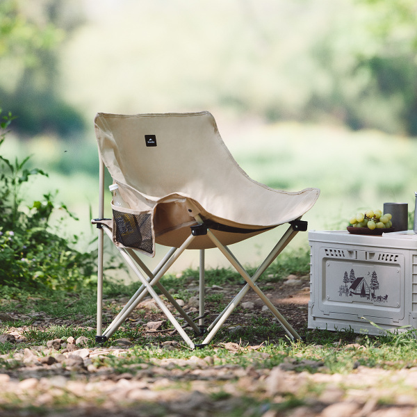1 Кресло туристическое Naturehike Stellaluna T01 складное, 45х45х66 см, до 110 кг, бежевое